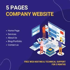 5 Page Company Website